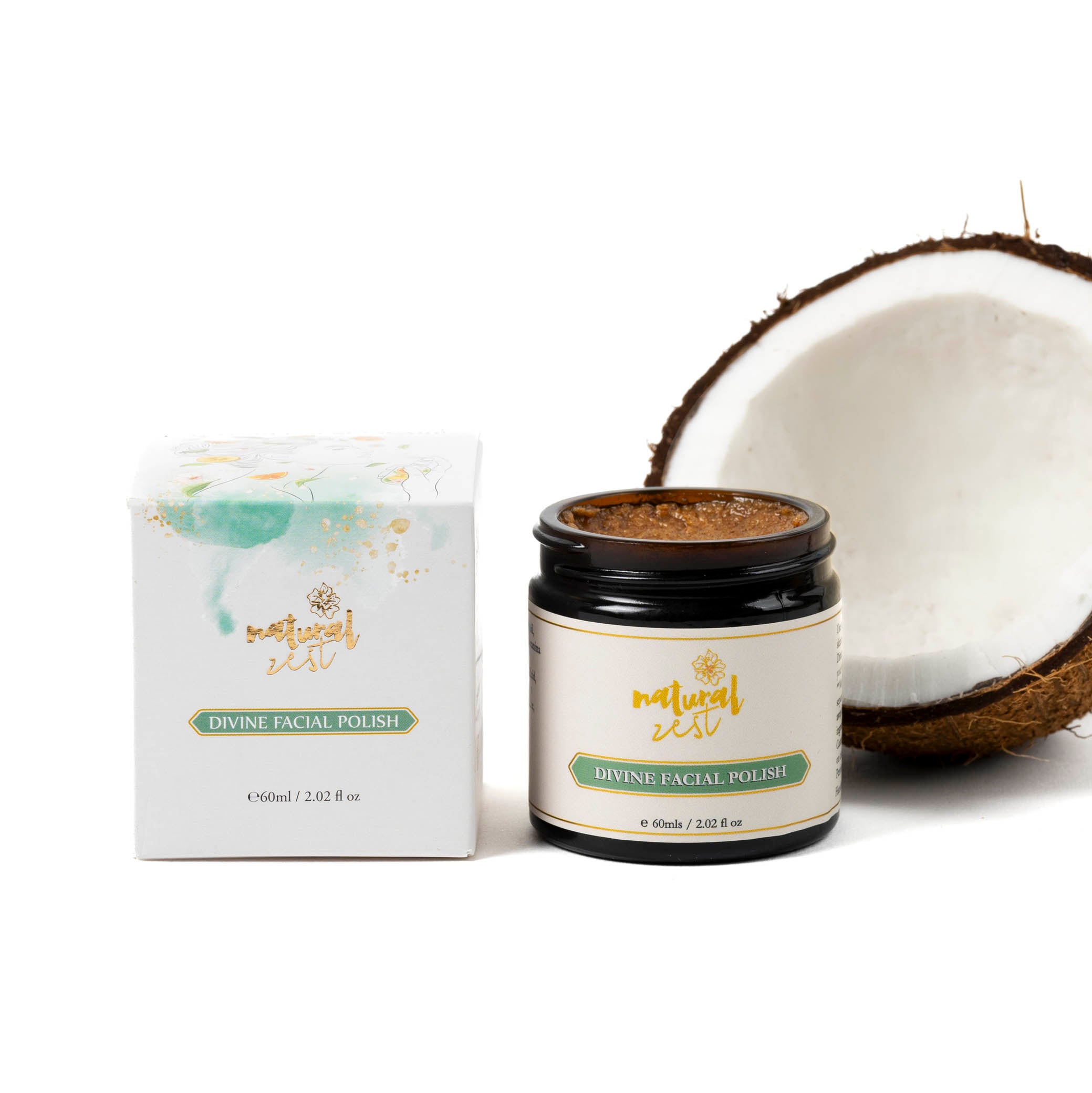 Natural Zest Skincare Divine Rosehip Seed Facial Polish