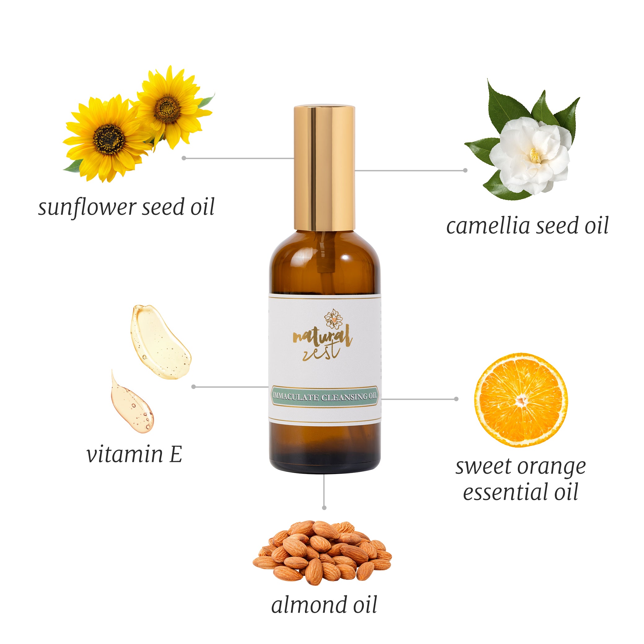 Natural Zest Skincare Immaculate Cleansing Oil