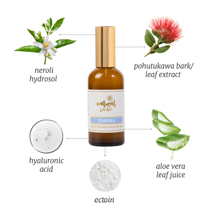 Natural Zest Skincare Ectoin and Hyaluronic Acid Eureka Spray