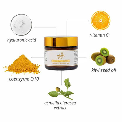 Natural Zest Skincare Rejuvenate Vitamin C and Hyaluronic Acid Cream
