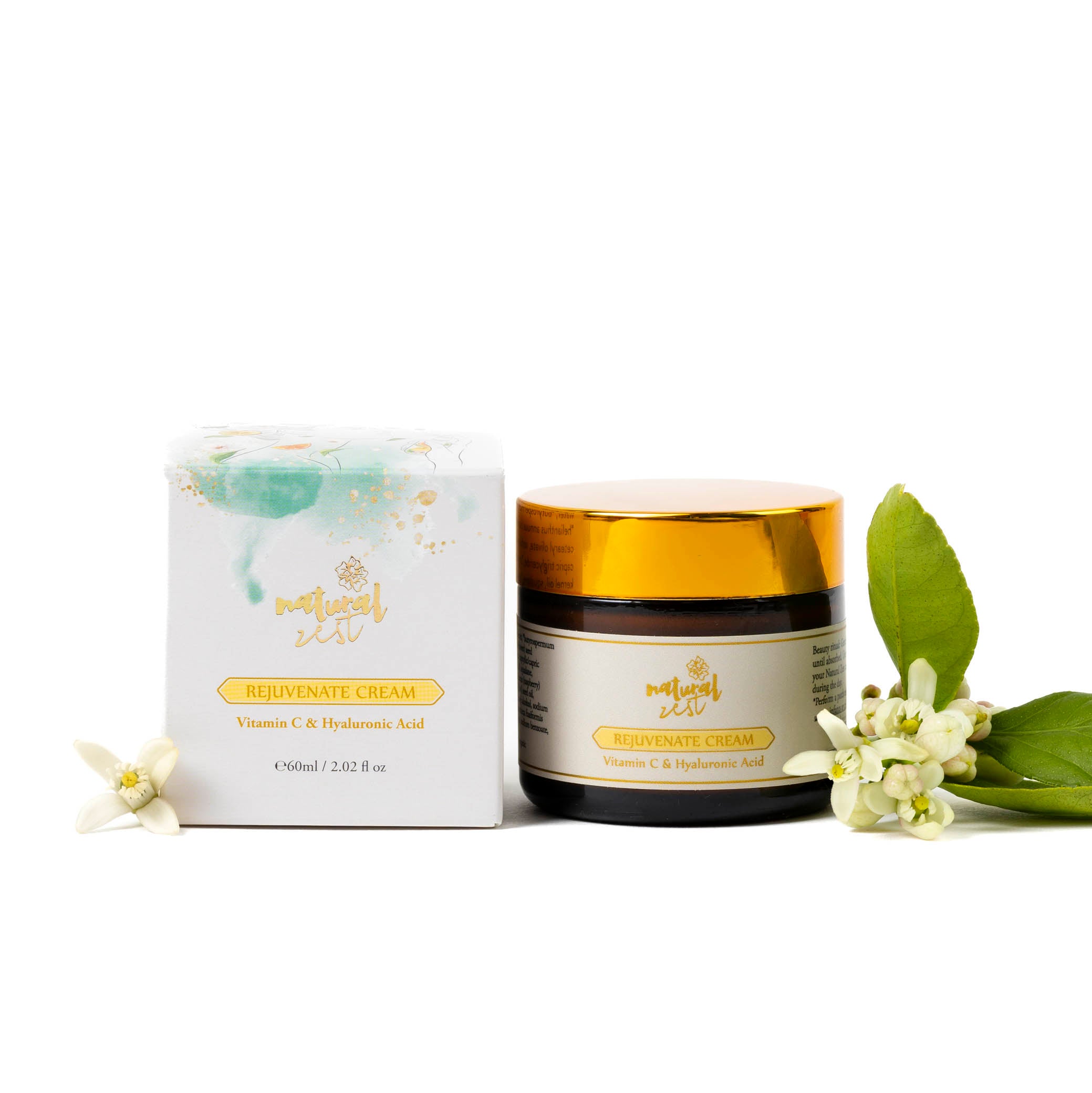 Rejuvenating Vitamin C &amp; Hyaluronic Acid Anti-ageing Face Cream 15g Trial size
