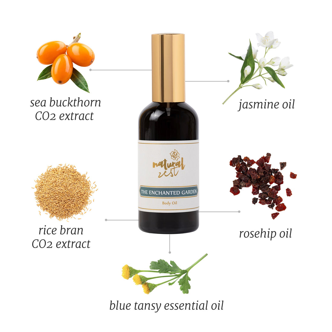 Enchanted Garden Vitamin E &amp; Blue Tansy Skin Hydrator Body Care 3ml Trial Size